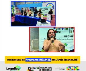 Programa REGMEL em Areia Branca/RN