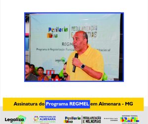 Programa REGMEL em Almenara/MG