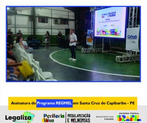 Programa REGMEL em Santa Cruz do Capibaribe/PE