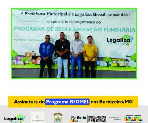 Programa REGMEL em Buritizeiro/MG