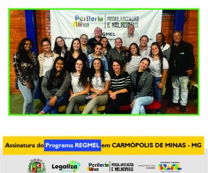 Programa REGMEL em Carmópolis de Minas/MG