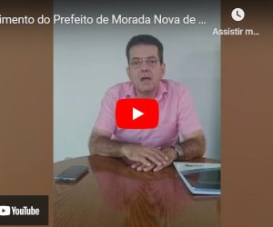 Depoimento do Prefeito de Morada Nova de Minas